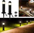 2 Pack Low Voltage Landscape Pathway Lights, 12V LED Bollard Light IP67 by MOON-DE-AGE
