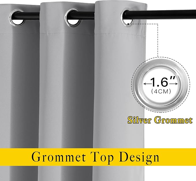 NICETOWN Blackout Curtain for Sliding Glass Door - Image 2