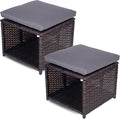 Outdoor Storage Ottoman by Unknown