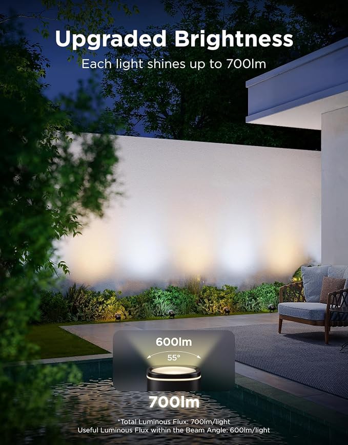 Govee Outdoor Spot Lights 2, IP67 Waterproof Spotlights, Landscape Lights Work - Image 4