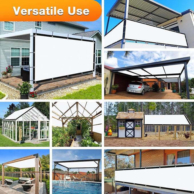 Artpuch Outdoor Pergola Shade Cover 10' X 15' Sun Shade Cloth - Image 6