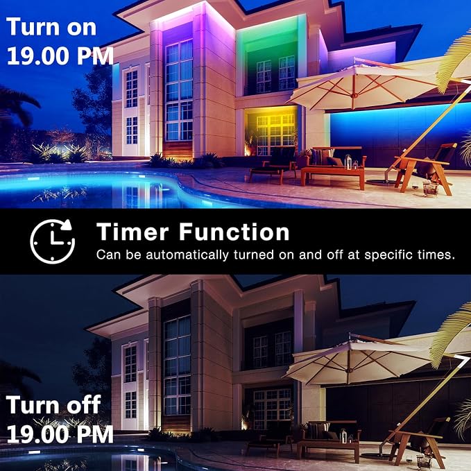 Outdoor LED Strip Lights Waterproof 200ft, IP67 Waterproof LED Light Strips - Image 6