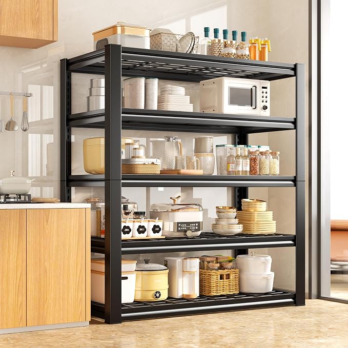 REIBII Garage Shelving 3200LBS, 5-Tier Storage Shelves, Adjustable Industrial - Image 7