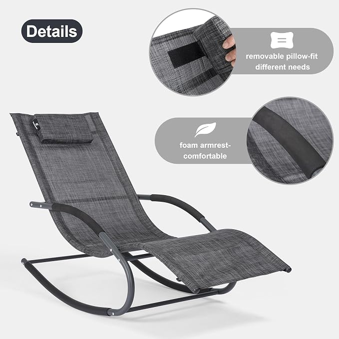 Outdoor Lounge Chair, Chaise Lounge - Image 5