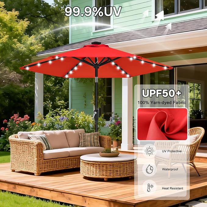 ABCCANOPY Durable Solar Led Patio Umbrellas - Image 4