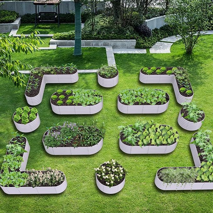 A ANLEOLIFE 12-Pack 4X4X1.5ft & 6X2X1.5ft & 81x81x18 in Deep Root Galvanized - Image 3