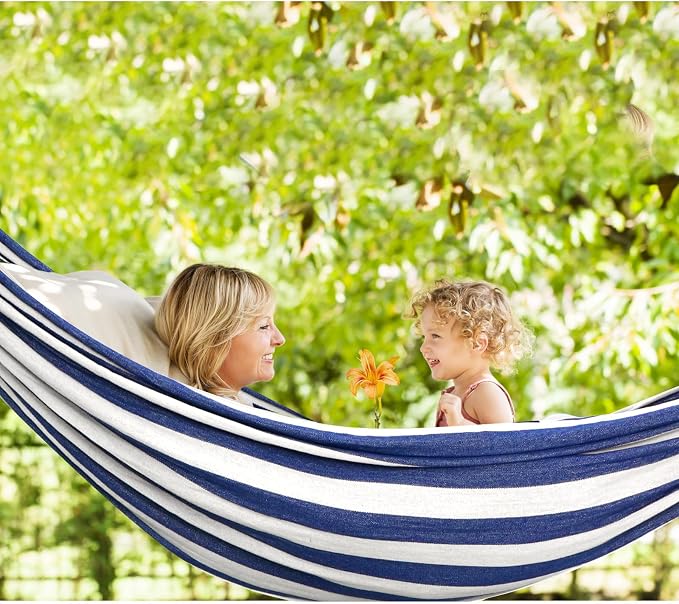 Chihee Cotton Hammock Large Soft Breathable Camping Hammock Holds Up to 660lbs - Image 2