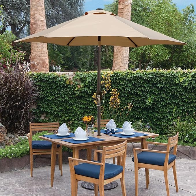 Blissun 7.5 ft Patio Umbrella, Yard Umbrella, Outdoor Market Umbrella - Image 6