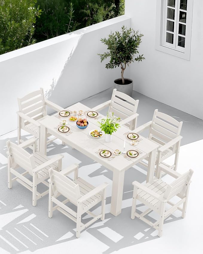 SERWALL Patio Dining Sets for 8, Outdoor Dining Sets for 8 Person - Image 7