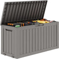 Outdoor Storage Box, Resin Deck Boxes Indoor and outdoor, Waterproof Storage by NBYSGO