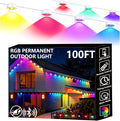 Permanent Outdoor Lights, 100ft Smart Eave Lights by Unknown