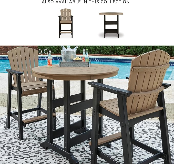 Signature Design by Ashley Fairen Trail 30" HDPE Durable Outdoor Barstool - Image 6