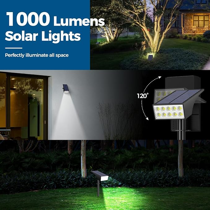 12Pack Solar Spot Lights Outdoor, Solar Lights Outdoor Waterproof - Image 8