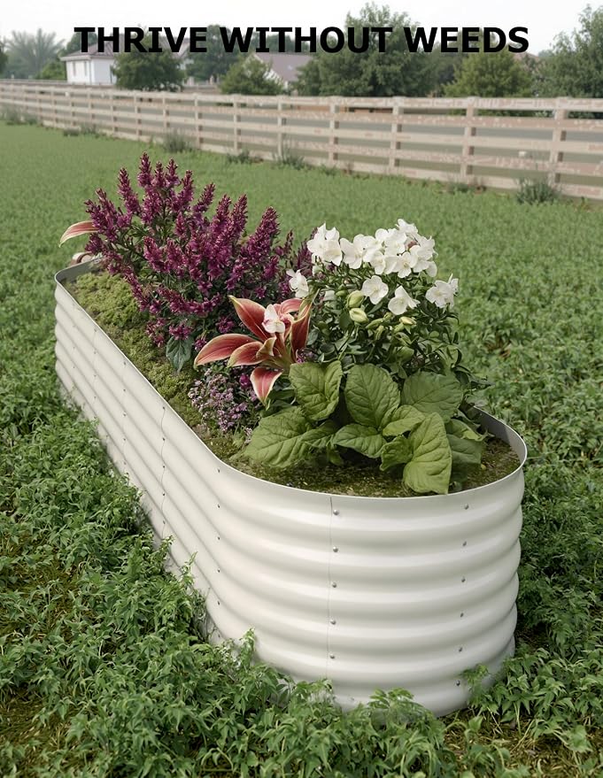 GarveeLife 8x2x1.5 ft Galvanized Raised Garden Bed - Image 7