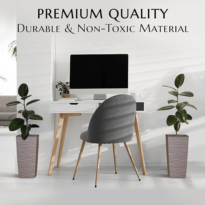 Mueller Janska M-Resin Heavy Duty Tall Planter, Indoor/Outdoor Grande Plant - Image 2