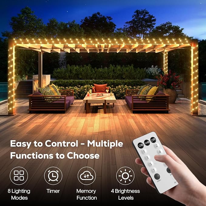 50FT 360 LED Waterproof Rope Lights Outside - Image 4