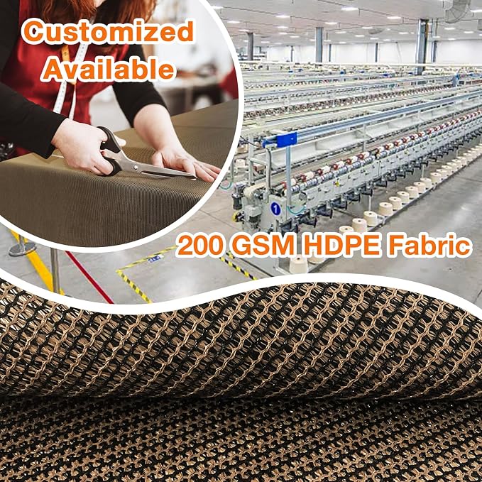 Artpuch Outdoor Pergola Shade Cover 8x13 FT Sun Shade Cloth - Image 2