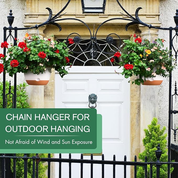montresor Set of 2-8 Inch Hanging Planters - Image 9