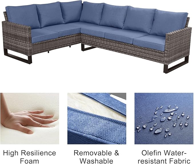 Belord Patio Sectional Furniture Set - Image 5