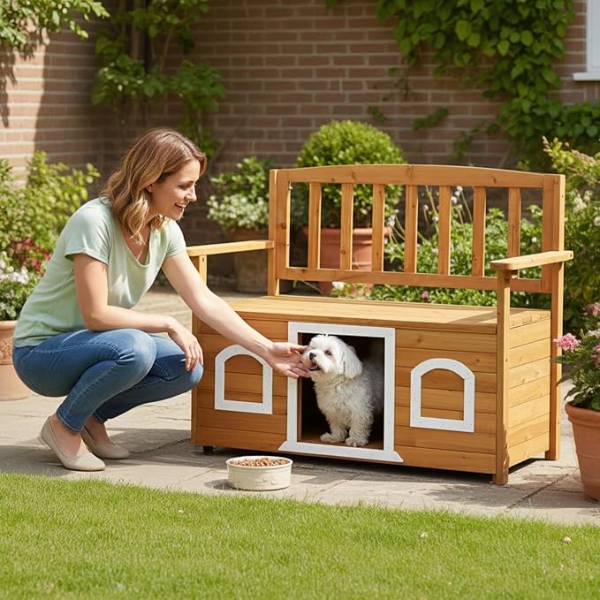 VINGLI Outdoor Storage Bench - Image 9
