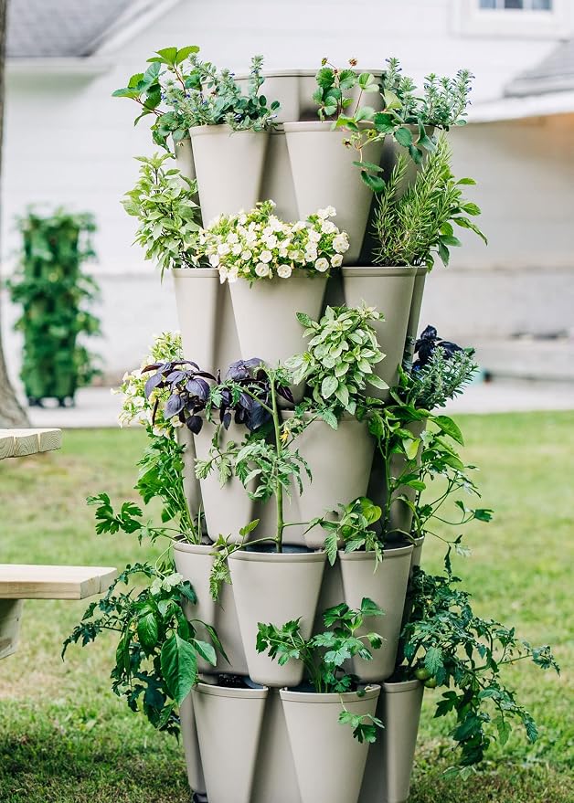 Greenstalk Patented Large 5 Tier Vertical Garden Planter - Image 7
