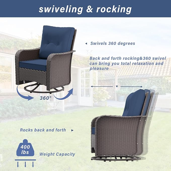 11 Pieces Patio Furniture Set - Image 5