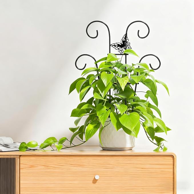 Indoor Plant Trellis for Climbing Plants, Stackable Garden Trellis for Potted - Image 8