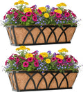 Window Deck Railing Planters Boxes by EIMQUVW