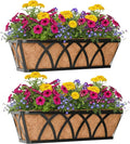 Window Deck Railing Planters Boxes by EIMQUVW
