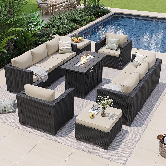 Aoxun 7 Piece Patio Furniture Set - Image 2