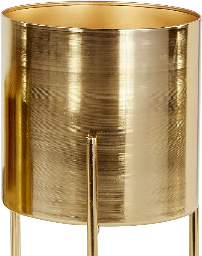 Deco 79 Metal Indoor Outdoor Planter Large Planter Pot - Image 7