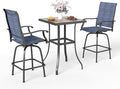 Sophia & William Outdoor Bar Set, Patio Bar Table and Chairs Set, Bar Height by SophiaWilliam