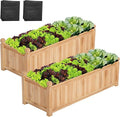 VIVOSUN 3.6 x 1.3Ft Wooden Raised Garden Bed, 43.5 x 16 x 14 Inches, Outdoor by VIVOSUN