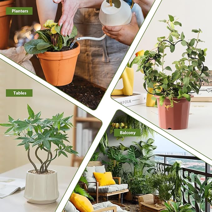 2 Pack Plant Trellis Indoor, 11.2" W x 13.7" H Small Trellis - Image 5