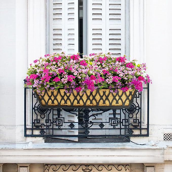 4 Pack 24 Inch Window Boxes Planters - Image 4