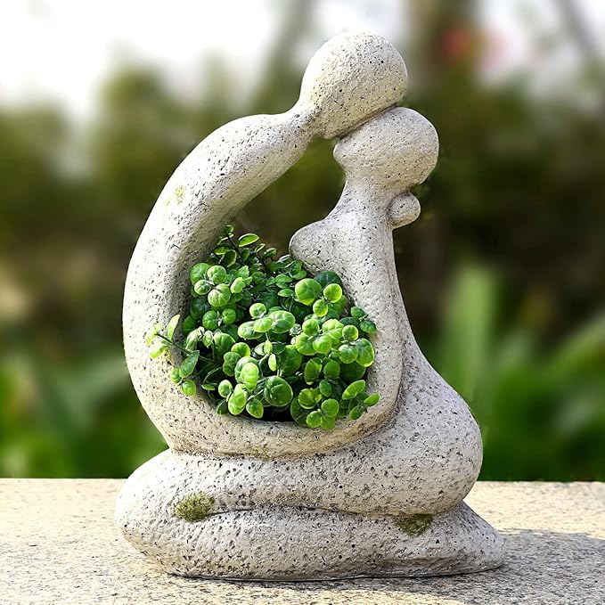 Unique Planters for Indoor Outdoor Plants Head Face Planter Pot Large Succulent by Aclema