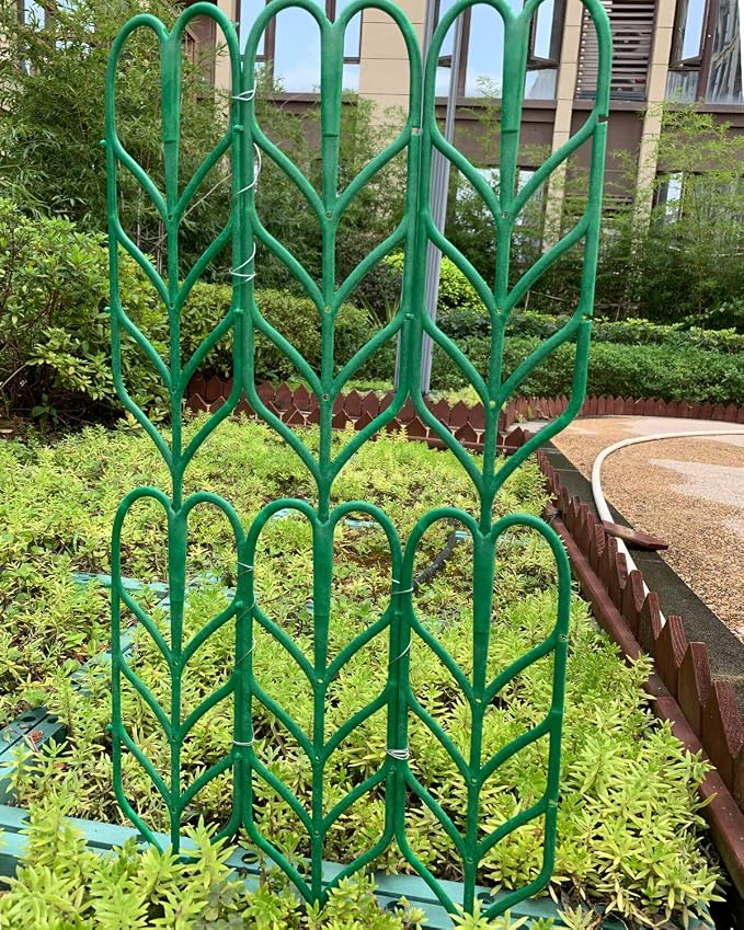 Garden Trellis for Climbing Plants 6 PCS Plastic Indoor Trellis for Potted - Image 6