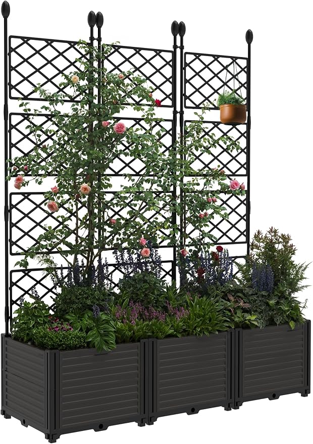 IDEALHOUSE 3 PCS Raised Garden Bed by IDEALHOUSE