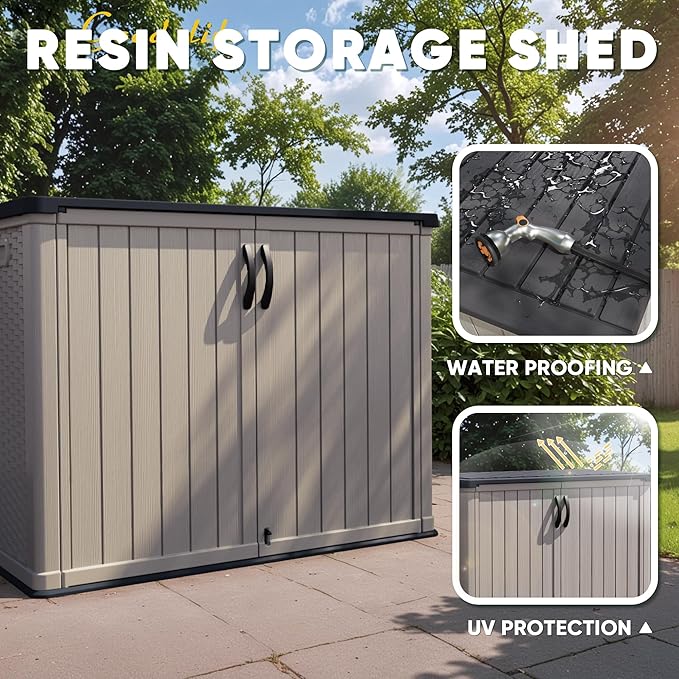Devoko Outdoor Storage Cabinet 26 Cu Ft - Image 5