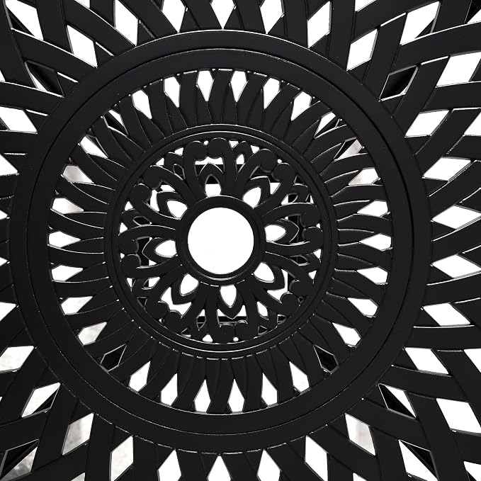 Outsunny 30" Round Patio Dining Table - Image 9