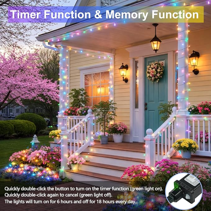 Connectable 200 LED Easter Lights Indoor Outdoor - Image 5