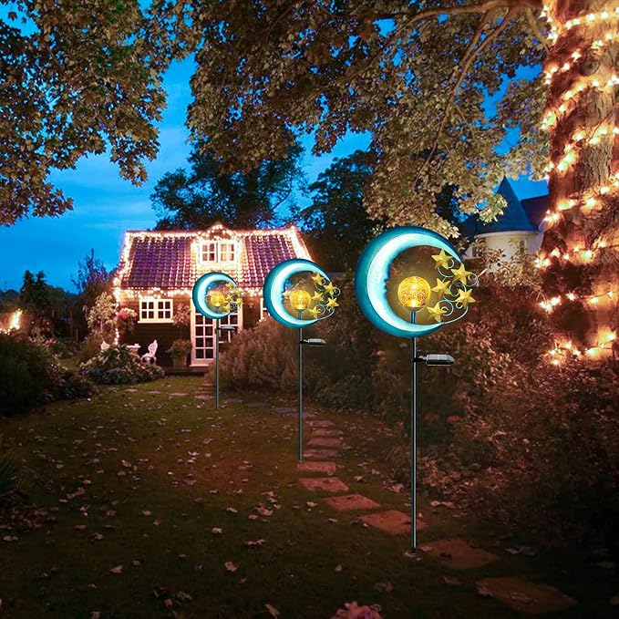 Stars Moon Solar Lights Outdoor - Image 7