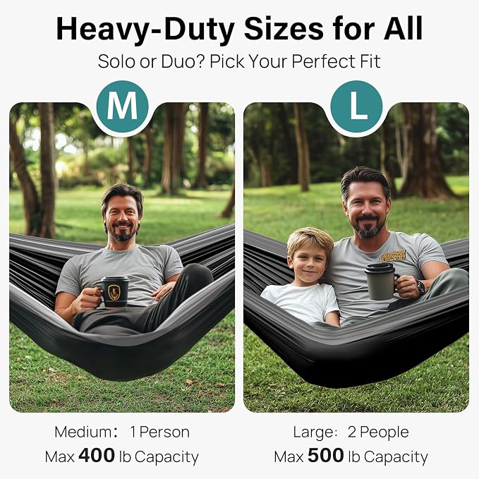 Kootek Camping Hammock, Portable Hammocks - Image 2