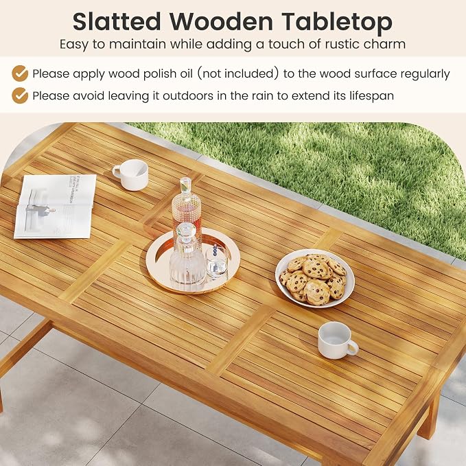 Tangkula 7 Piece Patio Dining Set - Image 5