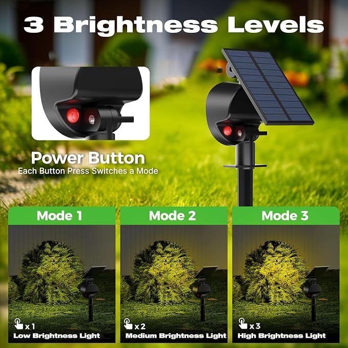 nipify 10 Pack Solar Spot Lights Outdoor Waterproof - Image 3