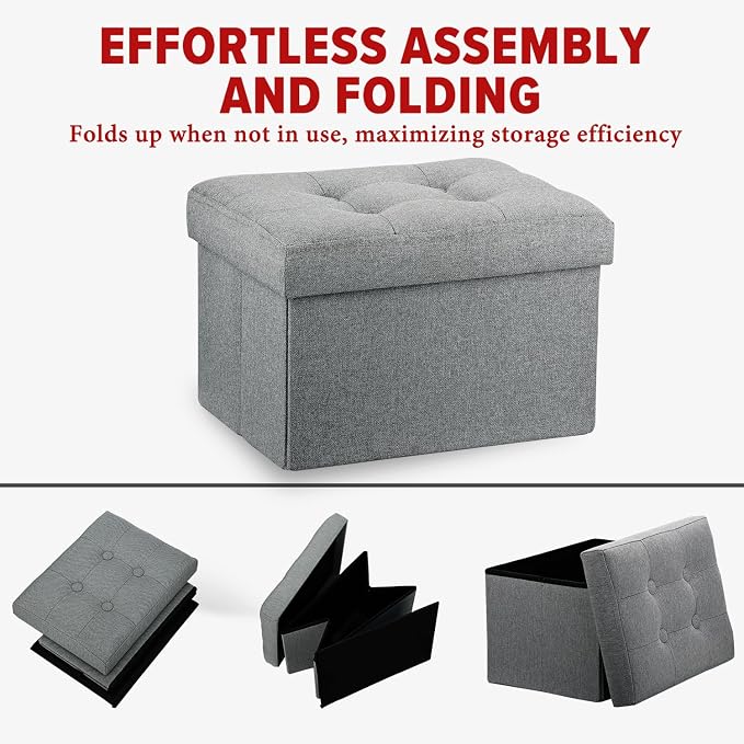 LINMAGCO Ottoman Storage Ottoman - Image 5