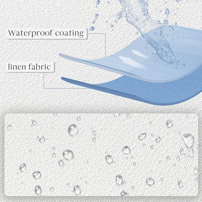 Ashler 20 x 20 Outdoor Pillows, Waterproof Inserts Set of 4 Water Resistant - Image 3