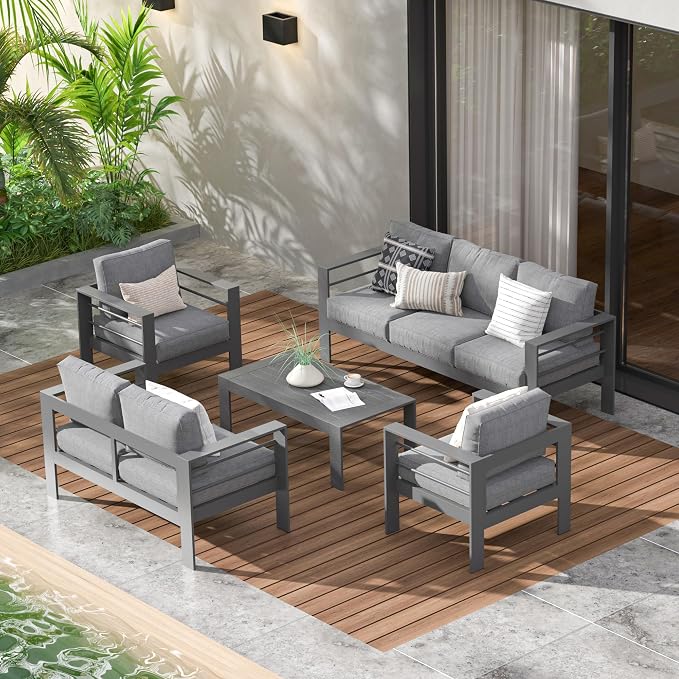 Wisteria Lane Aluminum Patio Furniture Set - Image 8