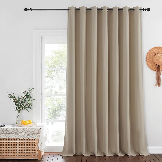 NICETOWN Blackout Patio Curtains 100 x 144 Inches Long by NICETOWN
