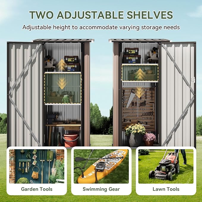 Aoxun Outdoor Storage Shed - Image 2